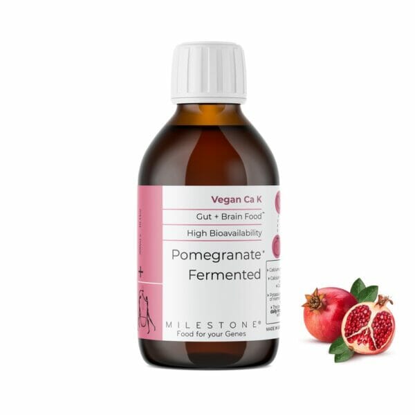 fermented pomegranate concentrate by milestone food for your genes