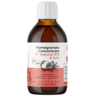 pomegranate concentrate with vitamin b12 and iron